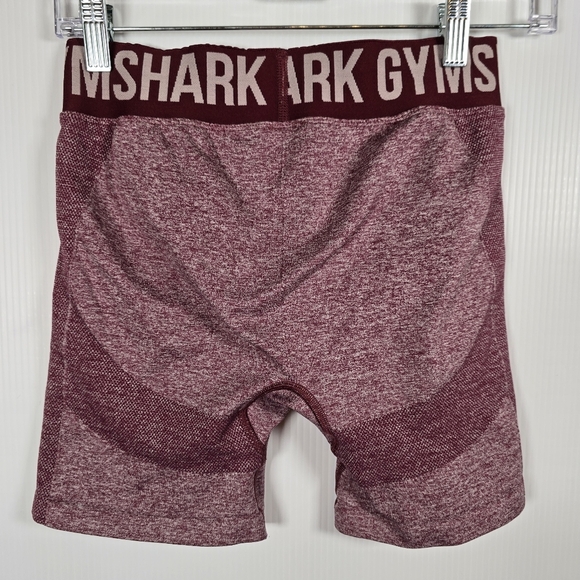 Gymshark Womens Flex Biker Shorts In Cletet Red Size M Activewear Casual - Picture 2 of 9